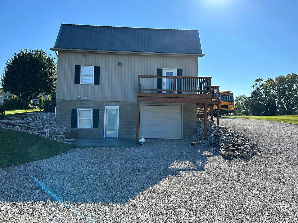 I New deck and concrete patio