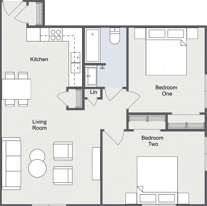 2 bed, 1.0 bath, 800 sqft, $1,295 — Photo 4