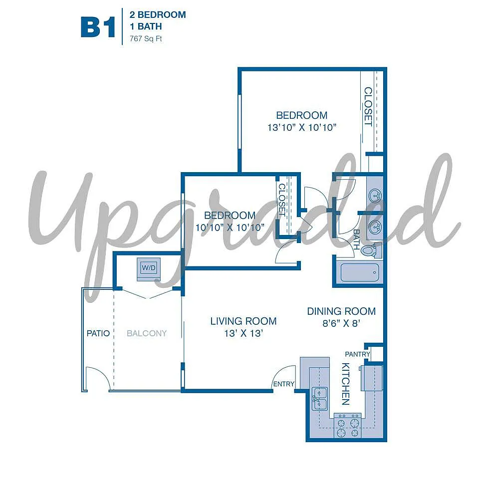Floor plan B1UPGRADE