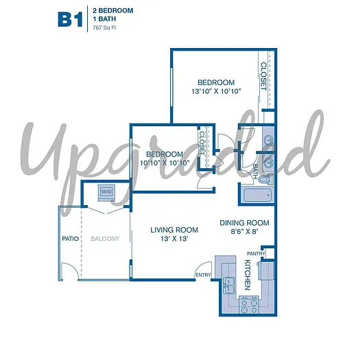 Floor plan B1UPGRADE