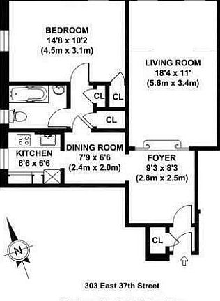 2nd image of 303 E 37th St APT 5N