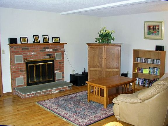 Family room and kitchen form bright great-room