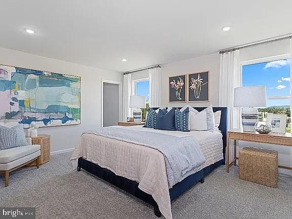 Primary Bedroom (staged model home picture)