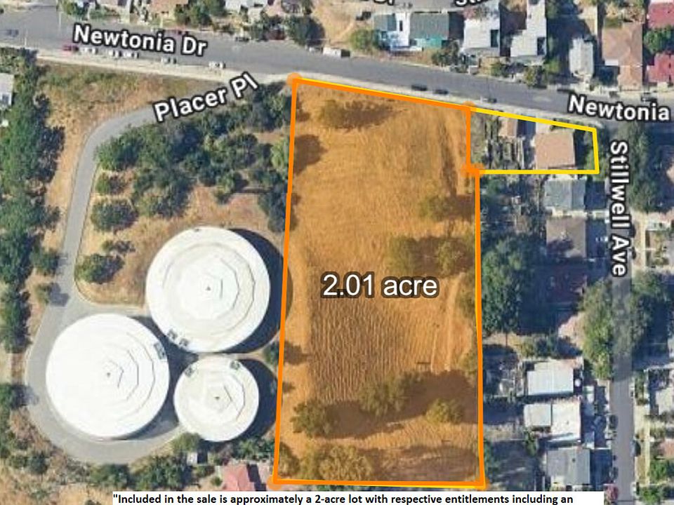 Preliminary lot dimensions for subject parcel