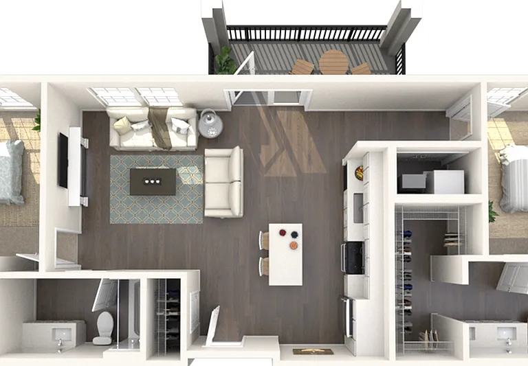 B2.0 | Two beds, Two baths B2.0 | Two beds, Two baths
