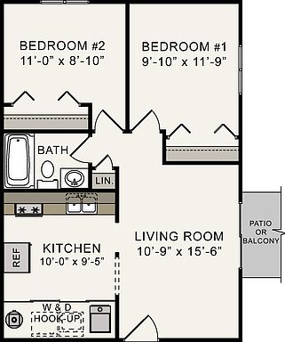 2nd image of 433 S Silverwood Ln APT 5