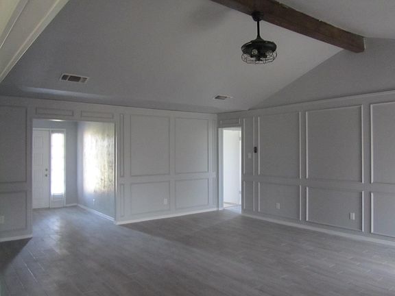 foyer and family room