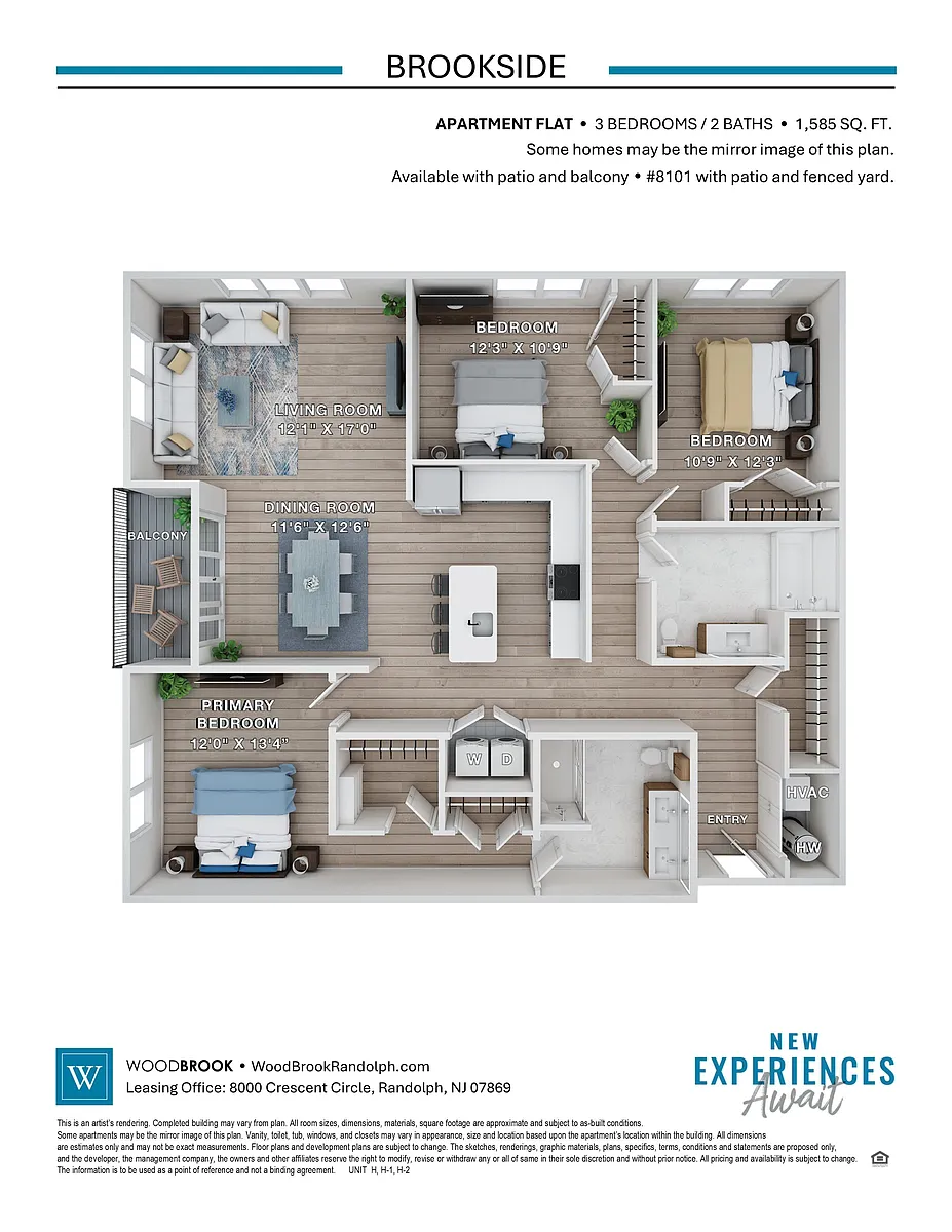 Floor plan BROOKSIDE