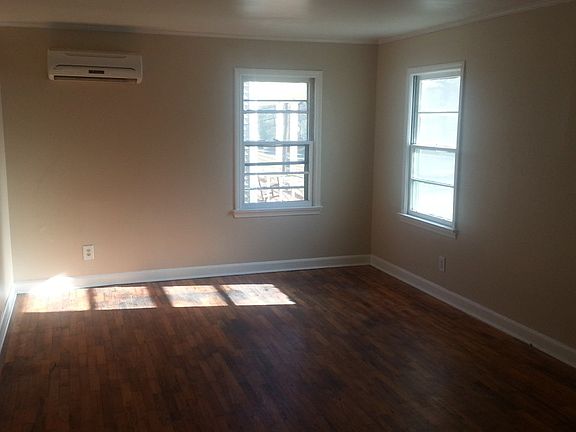 Nice size living room and hardwood floors