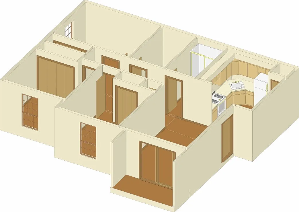 3 bed, 1070 sqft, $800 — Photo 1