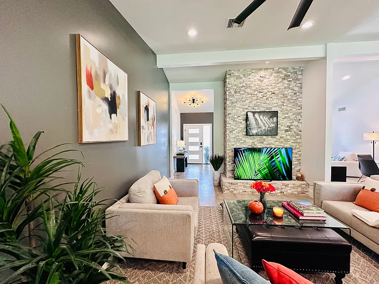 Open-Concept Living area