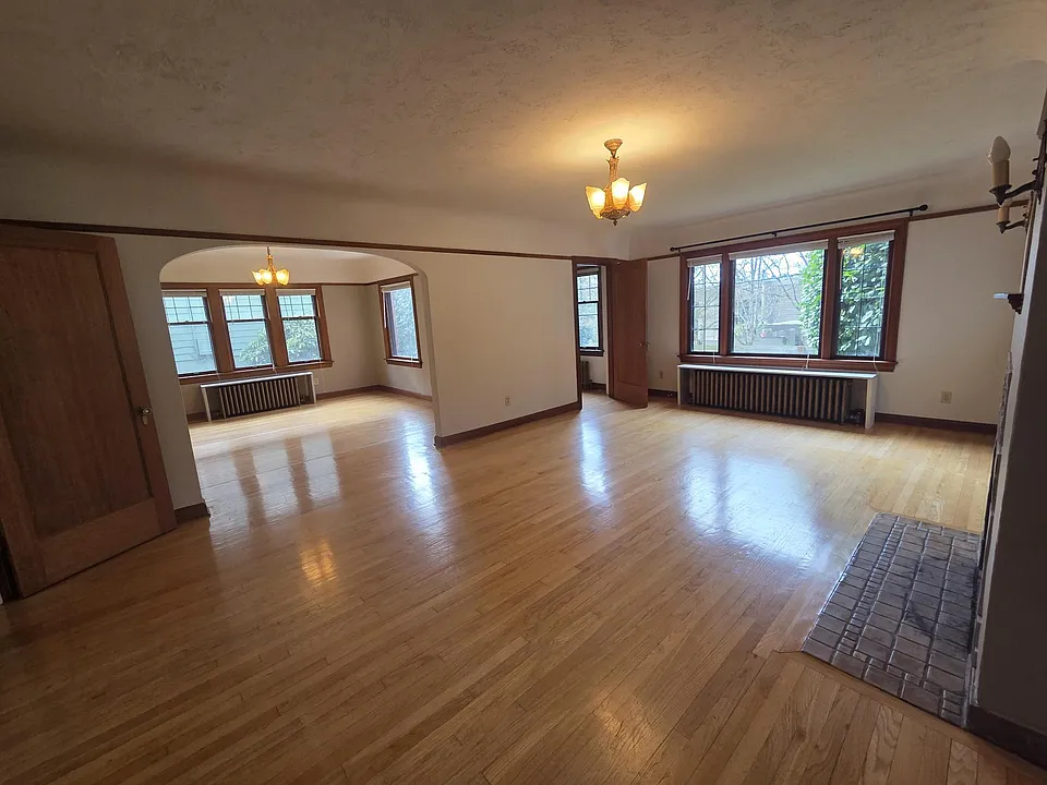 Living room looking into dining room