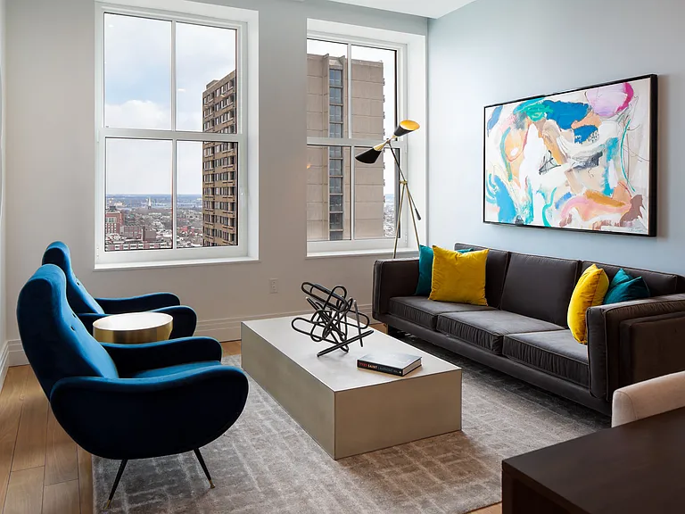The Atlantic 3 Bedroom Apartment Living Room