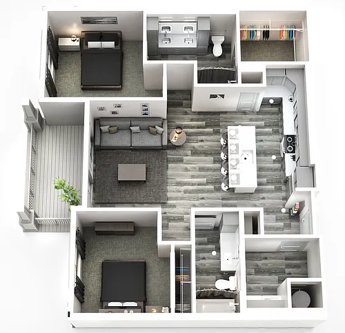 Floor plan The Garden