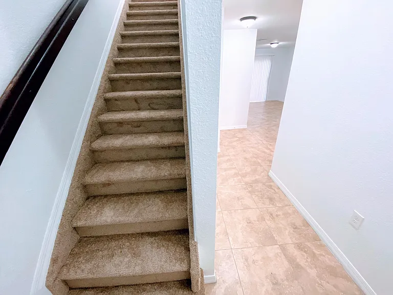 Entrance and stairs to second floor