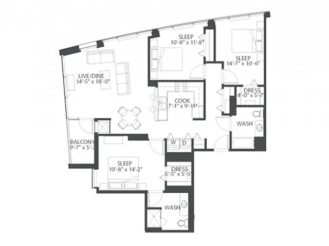 Floor plan Funky