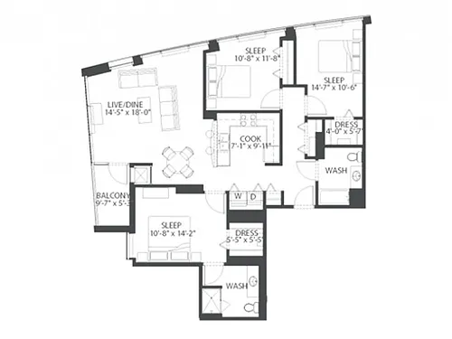 Floor plan Funky