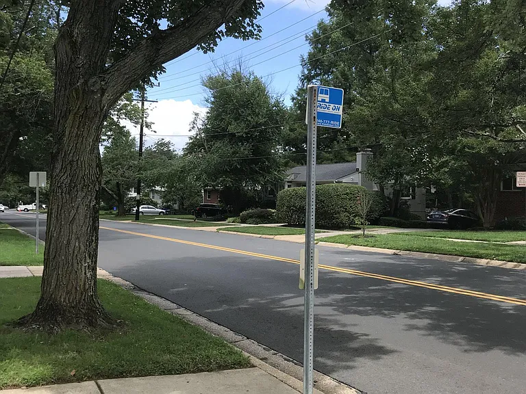 Nearby public Ride-on bus stop