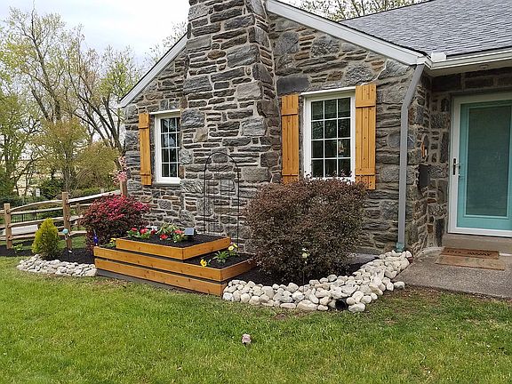 New Front Door/Cedar Trim
