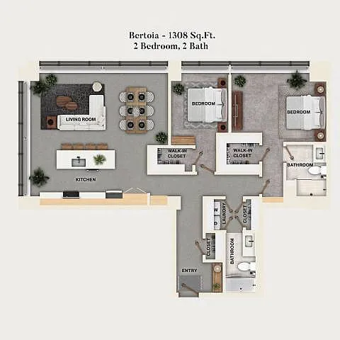 Floor plan C3 - Bertoia