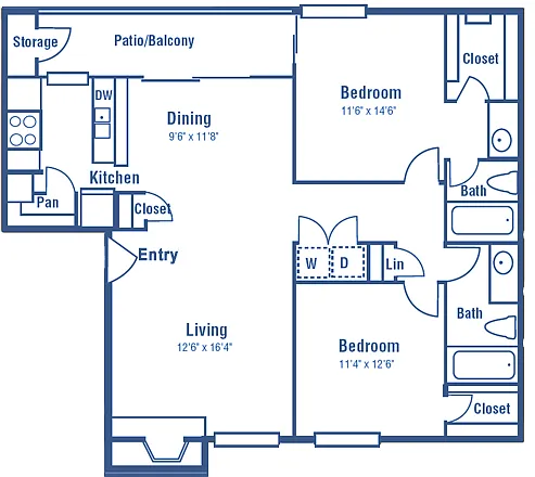 Floor plan B2