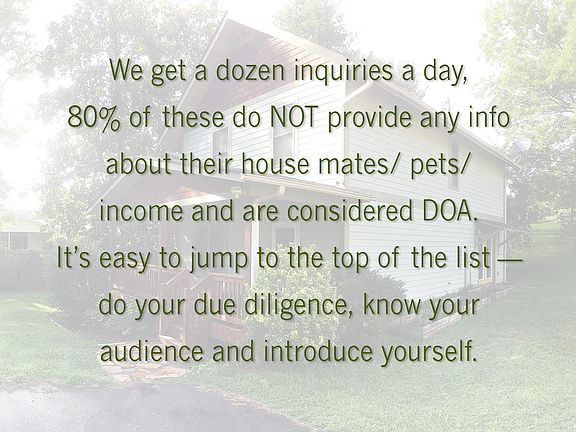 How to jump to the front of the list and organize a tour quickly.