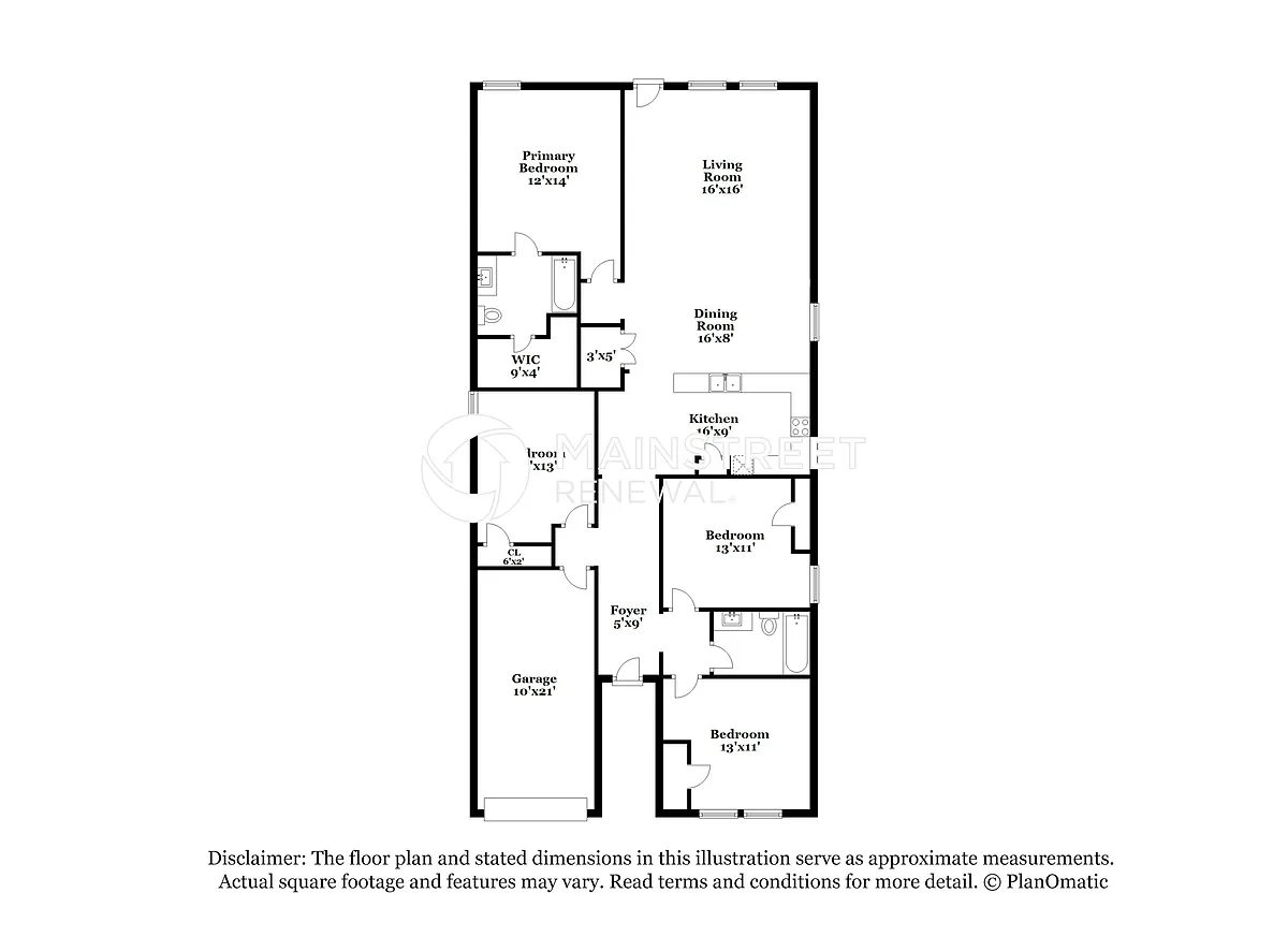 Floor Plan - 5720 Rockrose Ln