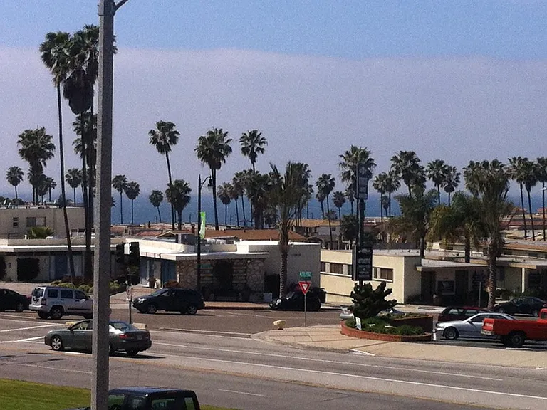 Across the street from "Rivera Village"