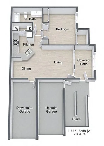Floor plan One Bedroom