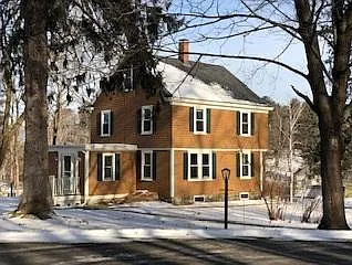 House in winter time
