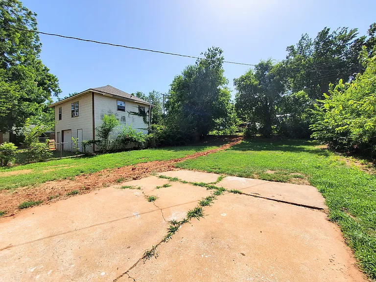 Back yard area