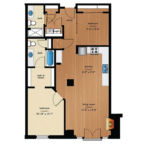 Floor plan Platte