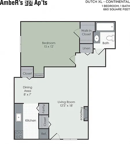 Floor plan Dutch 1 XL- Continental