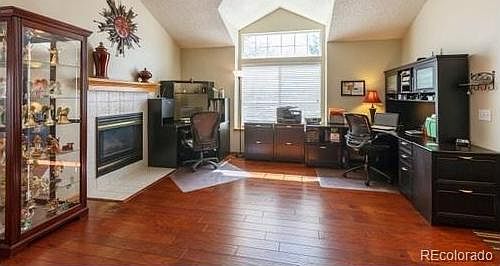 Formal Living Room being used as a office (gas fireplace #1)