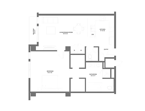 Floor plan 1X15C