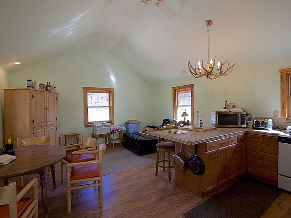 Upstairs kitchen/living area