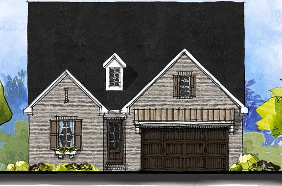 Dana Point - English Cottage 2-Car Front Load Garage Note Renderings may show optional features