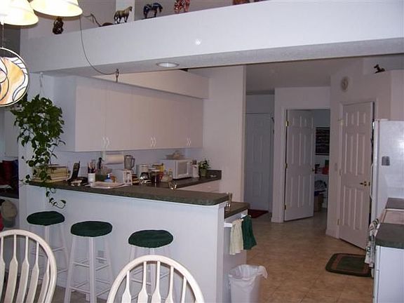 kitchen, high ceiling