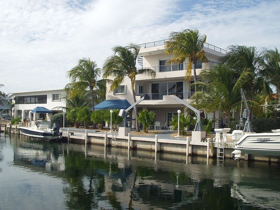 From across canal