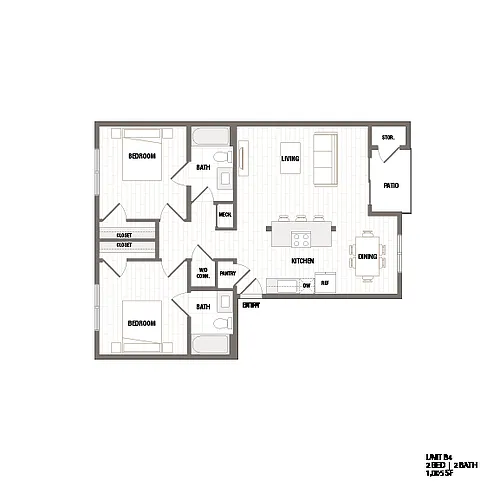 Floor plan B4
