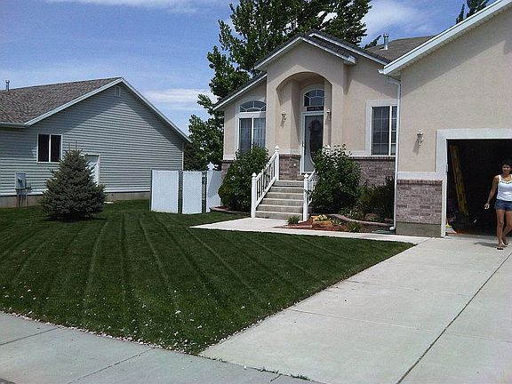 Yard after sprinkler system use