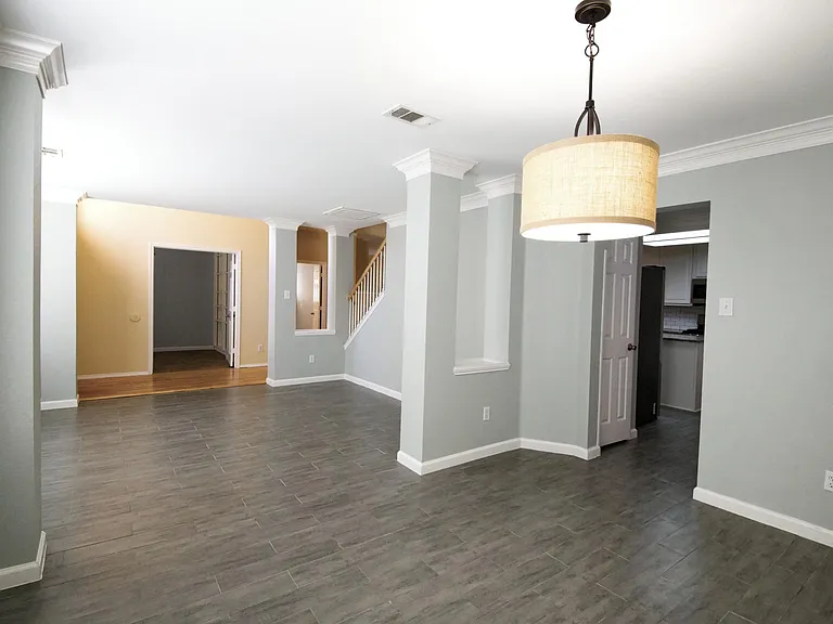 Dining room + Family room