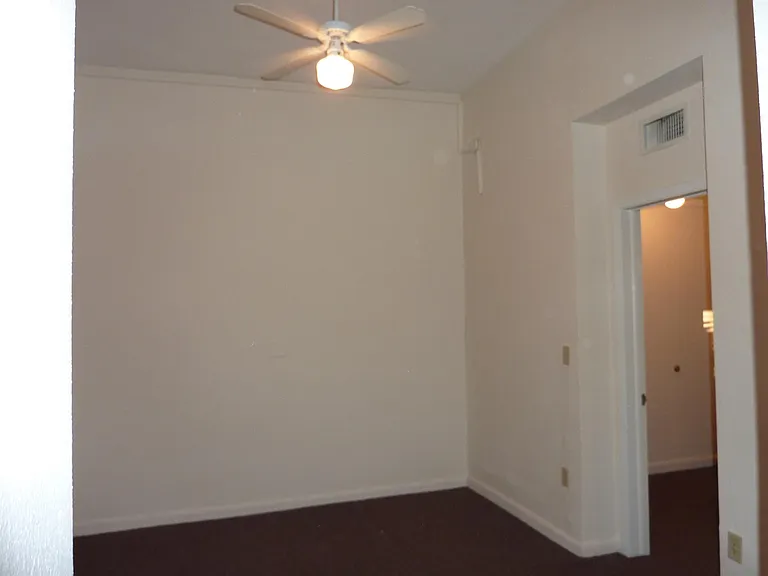 Bedroom--high ceiling.