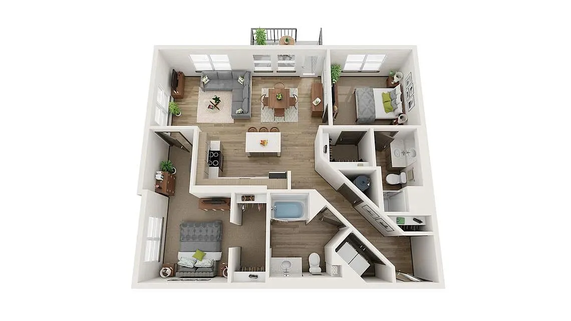 Floor plan B3