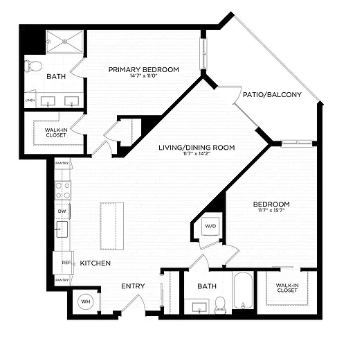 Floor plan B15