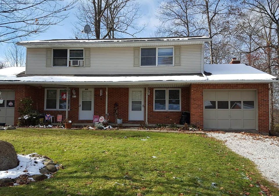 Street view with garage