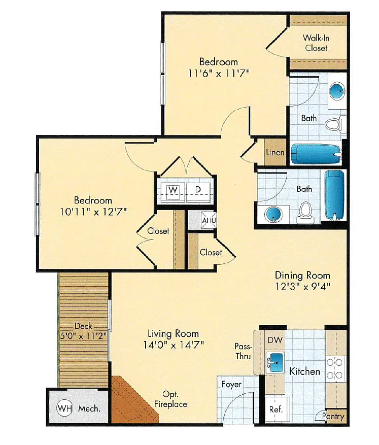 Floor plan B3