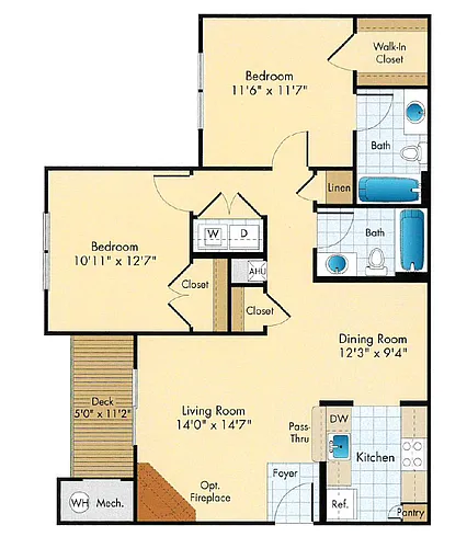 Floor plan B3