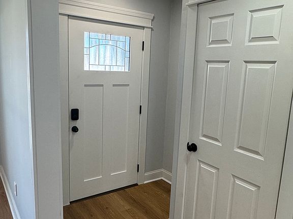 Front entry with coat closet