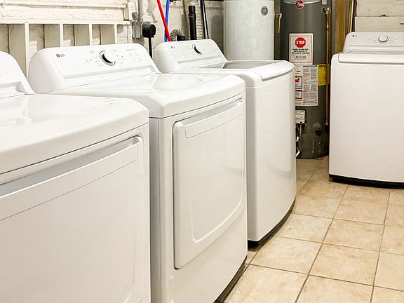 Shared laundry area